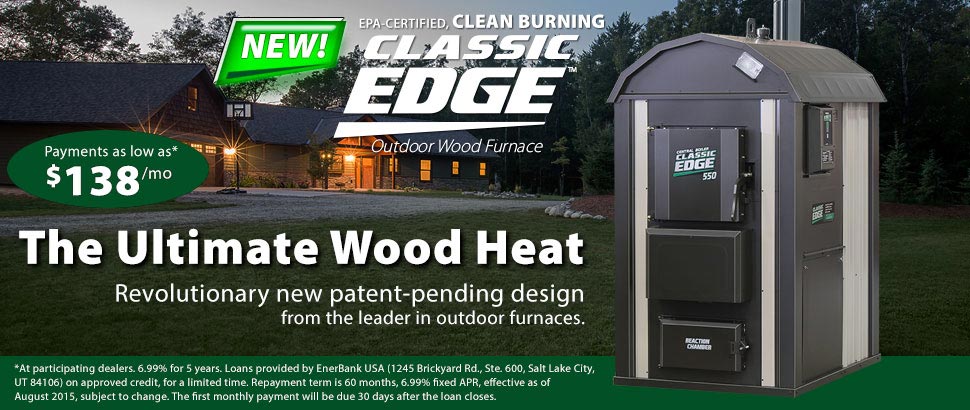 Central Boiler Classic Edge buy and finance as low as $138 per month