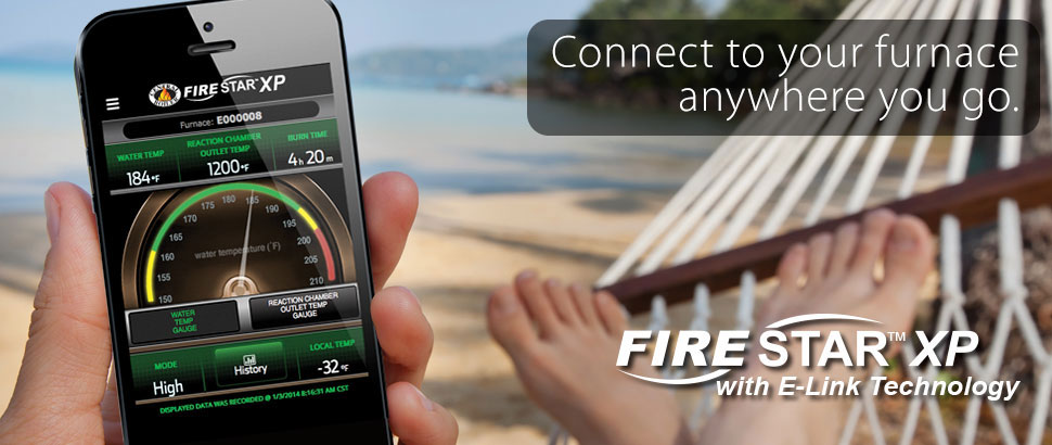 See your outdoor furnace while you're on vacation