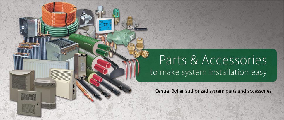 Parts and accessories for your system installation