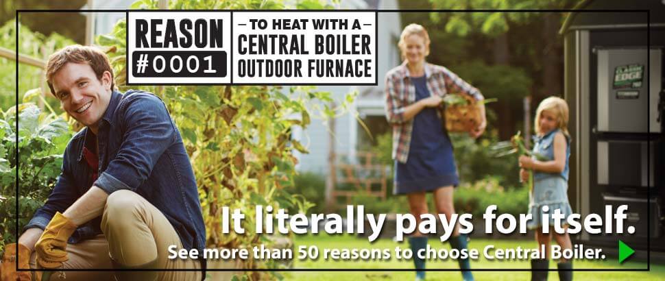 A Central Boiler outdoor furnace literally pays for itself.